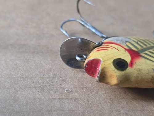 Vintage Heddon Wood 730 Punkinseed Yellow Shore Color - GEBRAUCHT! - Bild 12 von 12