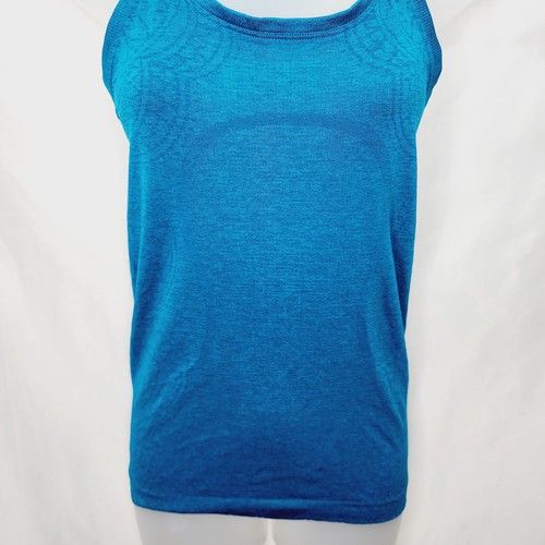 Lululemon Swiftly Speed Racerback Mandala Teal Workout Run tank Top Size 4 - Picture 2 of 9