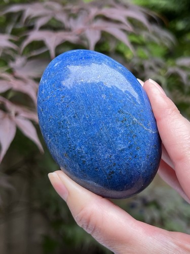 Lapis Lazuli Madani Palmstone : Serenity : Peace High Grade AAA+ 1 - Picture 3 of 10