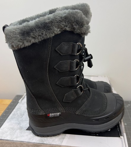 Botas aislantes impermeables Baffin Chloe para mujer talla 8 Negro Nuevo Clasificado Tundra - Imagen 3 de 8