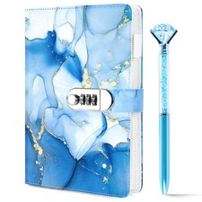 Diary with Lock for Girls Ages 8-12, A5 Journal with Lock 240 Pages, Kids Loc...