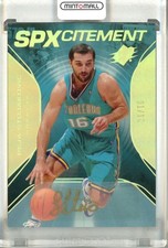 2006-07 Upper Deck SPx Peja Stojakovic SPXcitement Auto /10 Hornets