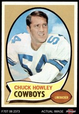 1970 Topps #228 Chuck Howley Cowboys HOF West Virginia 7 - NM
