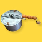 Vintage Whirley-Pop Aluminum Popcorn Maker 6 Qt Hand Crank Stove Top Popper USA