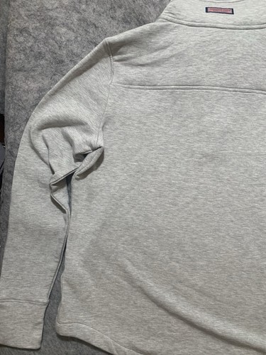NWT Vineyard Vines Dreamcloth SOFT Shep Shirt Heather Gray 1/4 Zip Womens S/M/L - Picture 12 of 15