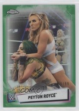 2021 Topps Chrome WWE Green Refractor /99 Peyton Royce #35 0c6