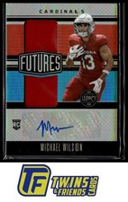 2023 Panini Legacy Michael Wilson Futures Dual Patch Autographs Silver #/249