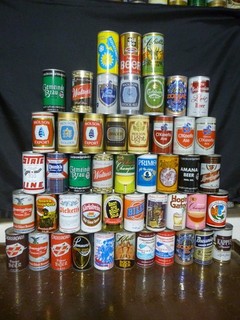 [48] VINTAGE STEEL BEER CAN COLLECTION [EMPTY CANS PLEASE READ DESCRIPTION]