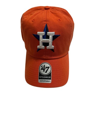 47ERAND Adjustable Houston Astros Orange Ball Cap New with tags - Picture 1 of 5