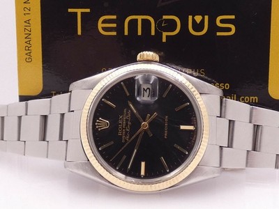 ROLEX AIR KING PRECISION DATE 5701 STAHL&18 KT GOLD '1978 AUTOMATIK WITH BOX UHR