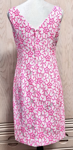 Vestido Lilly Pulitzer Daena Fiesta Rosa Nylon Sin Mangas Talla 6. Usado en excelente estado. - Imagen 5 de 16