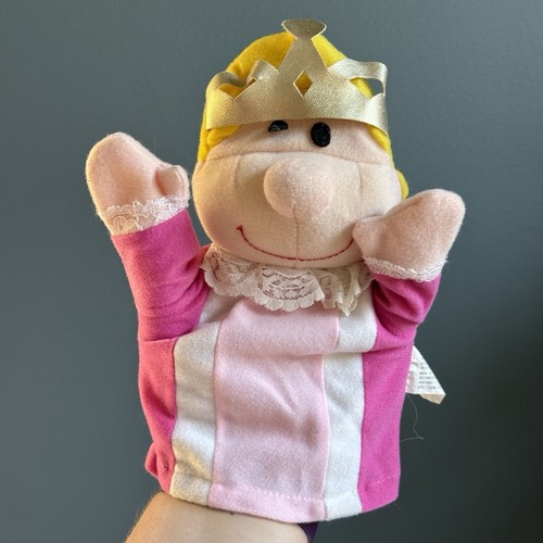 Vintage King and Queen Hand Puppet Plush Set - Imagen 3 de 12