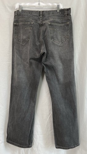 Vintage DKNY Jeans Men’s 34 X 30 City Performance Denim Y2K Grey - Picture 3 of 4