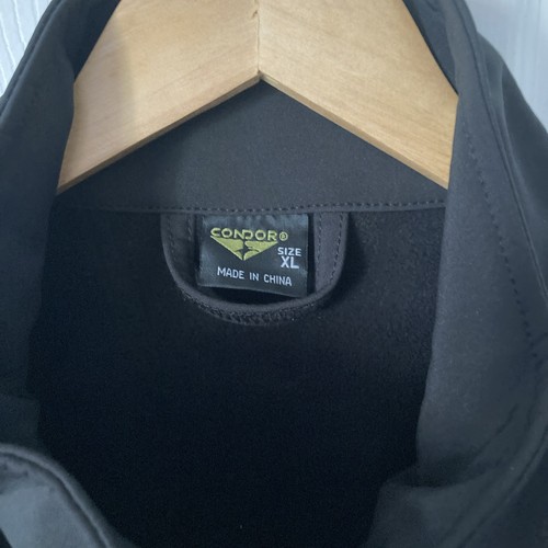 Condor Phantom Soft Shell Tactical Jacket Mens XL Black Vented Lined Military - Picture 2 of 21