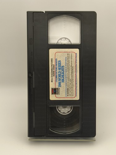 1986 World Series Highlights (VHS, 1986) - NTSC Import - Picture 3 of 3