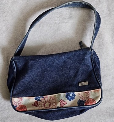 Sanrio Hello Kitty Kimono Print Denim Shoulder Bag From 2002