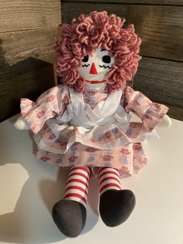 Vintage Raggedy Ann Doll Unbranded Homemade Dress Excellent Craftsmanship