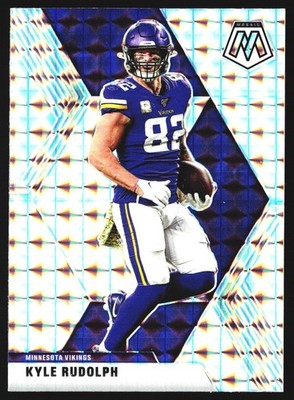 Kyle Rudolph 2020 Panini Mosaic Silver Prizm Minnesota Vikings