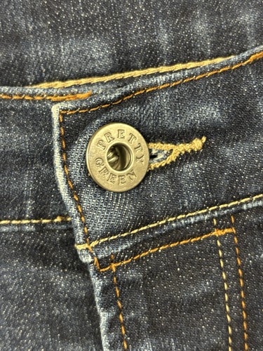 Pretty Green Herren Jeans Blau Burnage Regular Denim Knopf W30 L30 Oasis Liam - Bild 4 von 24