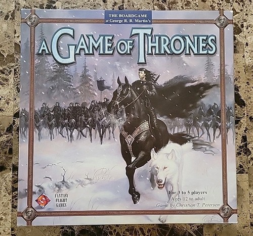GAME of THRONES Brettspiel 1. Auflage 2003 Fantasy Flight Games 100% KOMPLETT