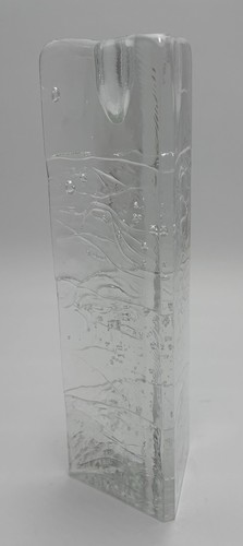 Vintage Iittala Finnland Arkipelago Quadratisch 8 1/2" Eisblock Blase Kerzenhalter - Bild 4 von 11