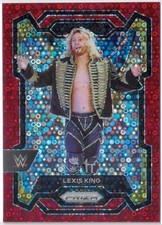 2024 Panini Prizm Under Card WWE Lexis King #167 Red Disco /99