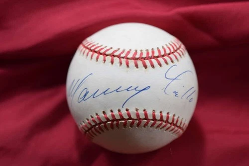 Manny Trillo Autograph National League ONL Signed Baseball