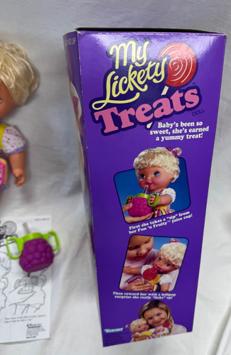 VINTAGE MY LICKETY TREATS DOLL BY KENNER DATED 1997 WITH BOX & ACCESSORIES - Picture 13 of 17