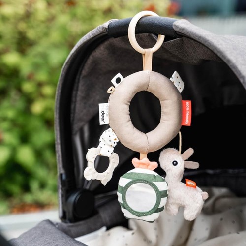 Baby Sensory Activity Ring Lalee - Teether, Baby Mirror with Rattle - Use The... - Picture 2 of 3