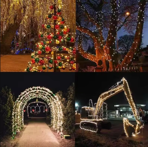 Christmas Solar String Lights Outdoor Garden Party Xmas Fairy Wedding Lamp Decor - Picture 17 of 38