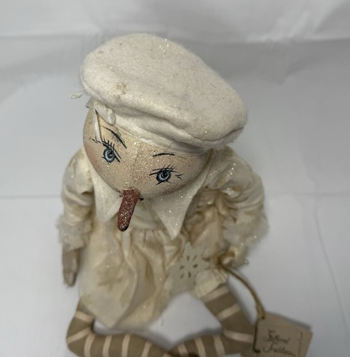 Joe Spencer Gathered Traditions Puppe Winter Pixie Marie nicht mehr produziert selten mit Etikett - Bild 2 von 10