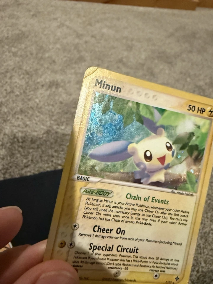 Minun 7/97 EX Dragon Holo Rare Pokemon - Image 4 of 4