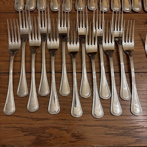 Wallace ROYAL THREAD 18/10 INOX Posate Lotto 47 Pezzi - Foto 2 di 8