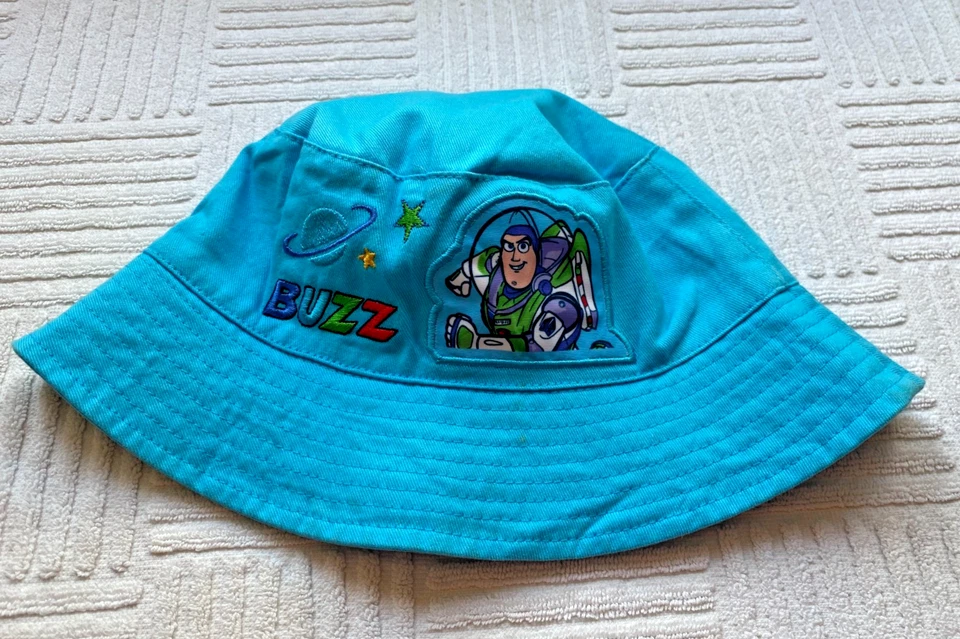 DISNEY at George TOY STORY BUZZ LIGHTYEAR Blue Bucket Hat Sunhat -Size 4-8 years - image 3 of 4
