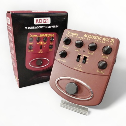 BEHRINGER ADI-21 Preamp Pedal Tested & Works 8050