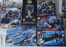 Lot of 6 LEGO Batman Sets: 76239 76274 76224 76181 76265 76238 100% Cmplete Used