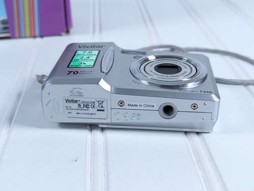 Vivitar Vivicam 7340 7.0 Megapixel Camera Tested Working Free Shipping - Picture 6 of 8