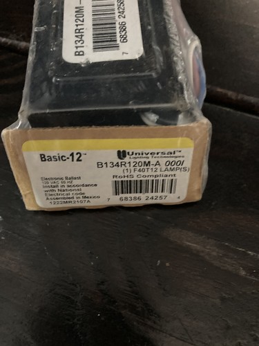 Alimentatore elettronico universale B134R120M-A F40 T12 120V 1 lampada - Foto 6 di 6