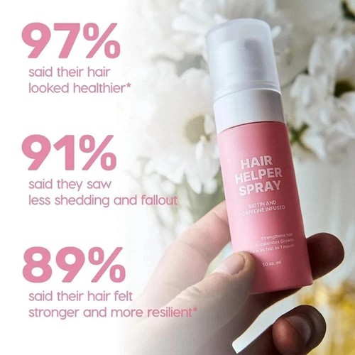 Hair Helper Spray Siero per la Crescita con Biotina e Olio di Ricino - Foto 5 di 9