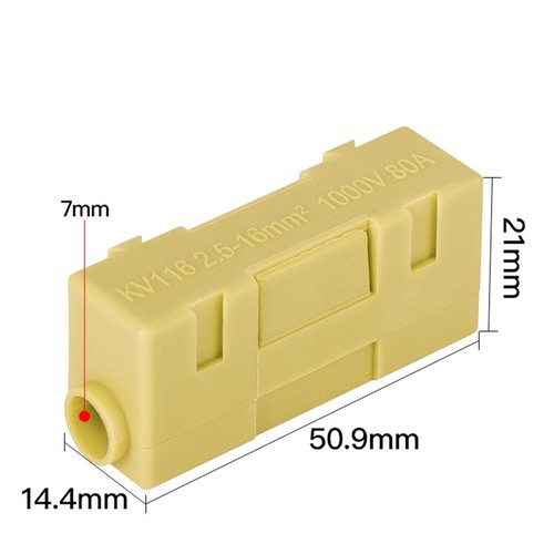 Wiring Projects 80A Connector Plug-in Design Rated Current 80A Stable Connection - Afbeelding 7 van 27