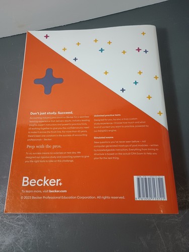 Becker CPA Exam Review - Auditing And Attestation V1.0 Minimal Marks PB - Picture 3 of 8