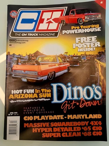 CK The GM TRUCK Magazine All In The Familia Aoril 2025 Magazine. New!