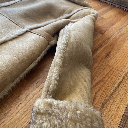Vtg Ardney Woman’s Penny Lane 70s Fur Suede Shearling Coat Sz 13 / 14 GORGEOUS! - Picture 18 of 24