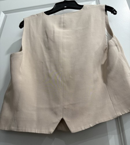 ZARA vest Size L new without tags NWTO in tan color MAKE AN OFFER - Picture 6 of 10