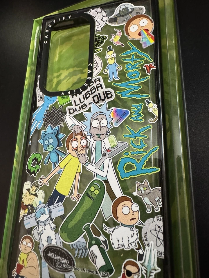 Funda de teléfono CASETiFY Rick and Morty para Samsung Galaxy S23 Ultra Foto 4 de 4