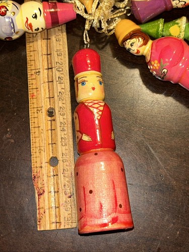 Vintage exquisiter Nussknacker Matroschka Ornament verschachtelte Puppe - Bild 19 von 24