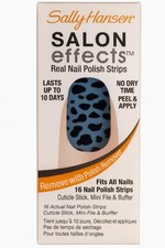 Sally Hansen Salon Effects Real Nail Polish (16) Strips 570 Hear Me Roar! Blue