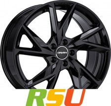 4x Carmani 23 Rudi black 9x20" ET38 LK5 112 ML 66.6 Alufelgen 20 Zoll