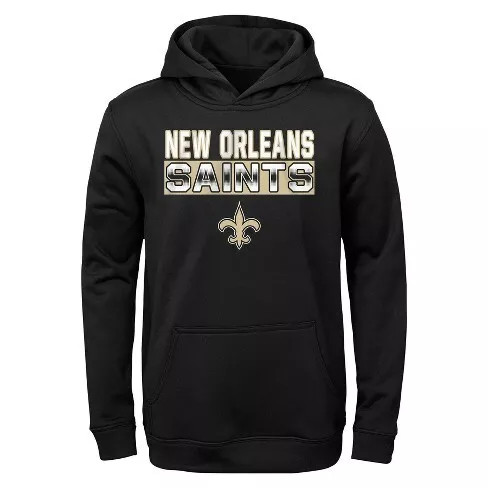 Толстовка с капюшоном NFL New Orleans Saints для мальчиков с длинными рукавами, L (12/14)