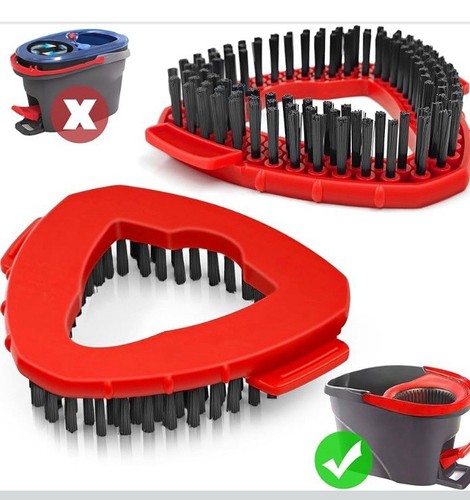 2 Pack Scrub Brush for O-Cedar EasyWring 1 Tank System, Spin Mop Brush Heads 🫧